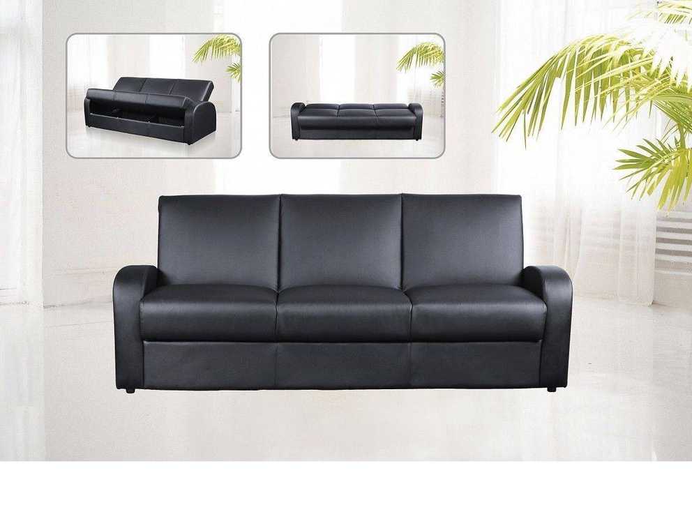 Showing Photos of Leather Sofa Beds With Storage (View 5 of 30 Photos)