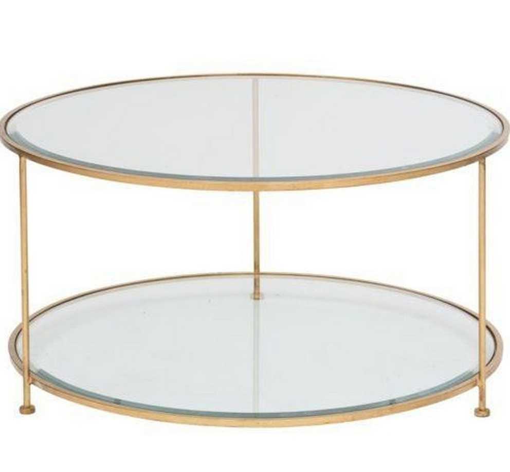 15 Collection of Gold Round Coffee Table