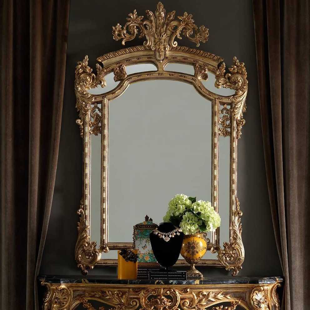 Large Gold Rococo Wall Mirror | Juliettes Interiors – Chelsea, London Inside Rococo Wall Mirrors (Gallery 5 of 15)