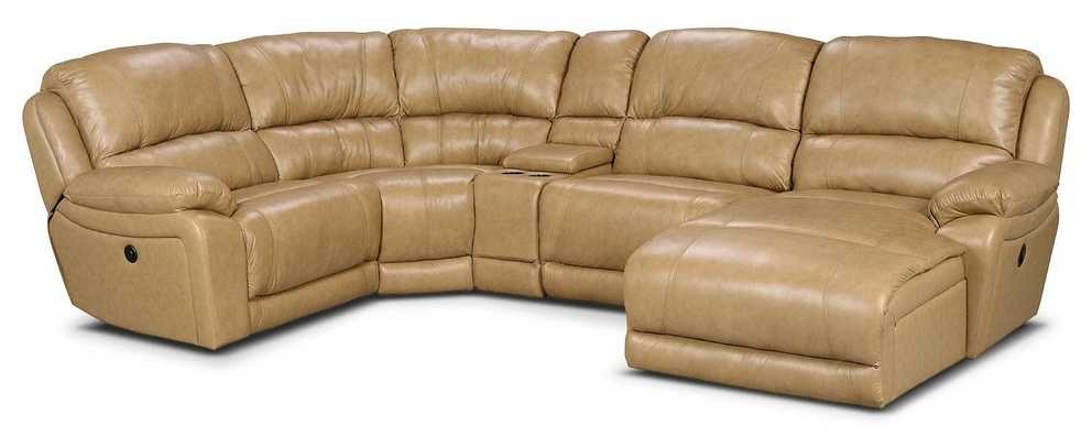 Featured Photo of Cindy Crawford Sectional Leather Sofas