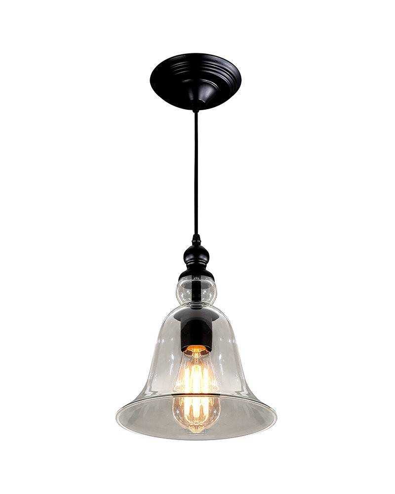 Showing Photos of Glass Bell Shaped Pendant Light (View 10 of 15 Photos)