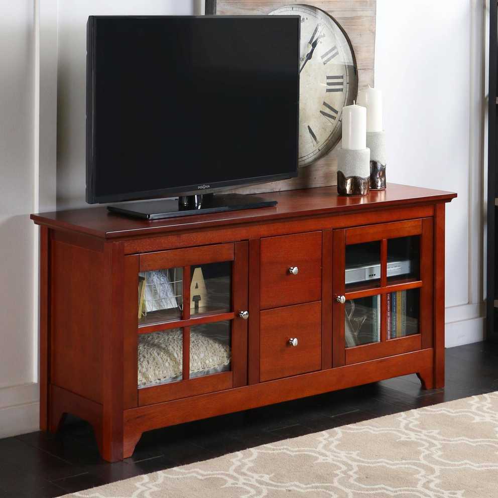 Furniture: Corner Tv Stand Espresso | Cymax Tv Stands | Corner Tv Throughout Corner Tv Stands With Drawers (Gallery 7 of 15)