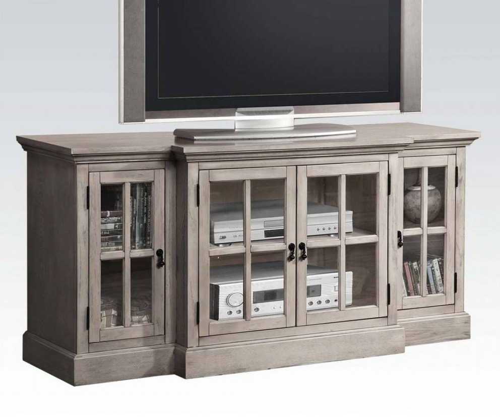 Displaying Gallery of Grey Wood Tv Stands (View 5 of 15 Photos)
