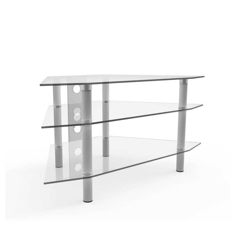 Displaying Photos of Clear Glass Tv Stand (View 6 of 15 Photos)