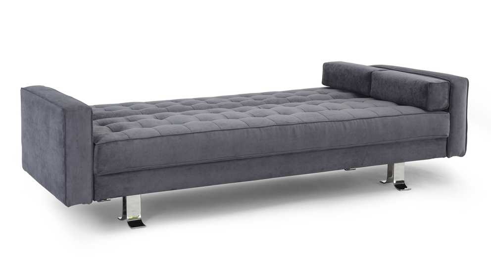 rudolph convertible sofa bed gray abbyson living