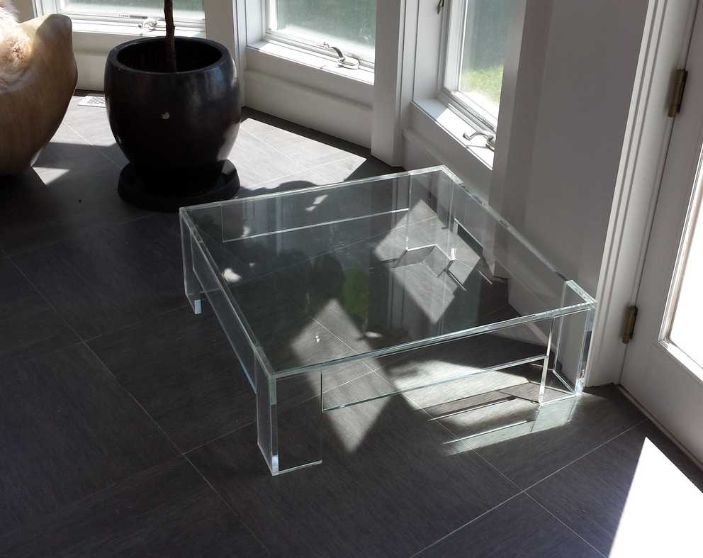 View Photos of Modern Acrylic Coffee Tables (Showing 2 of 30 Photos)