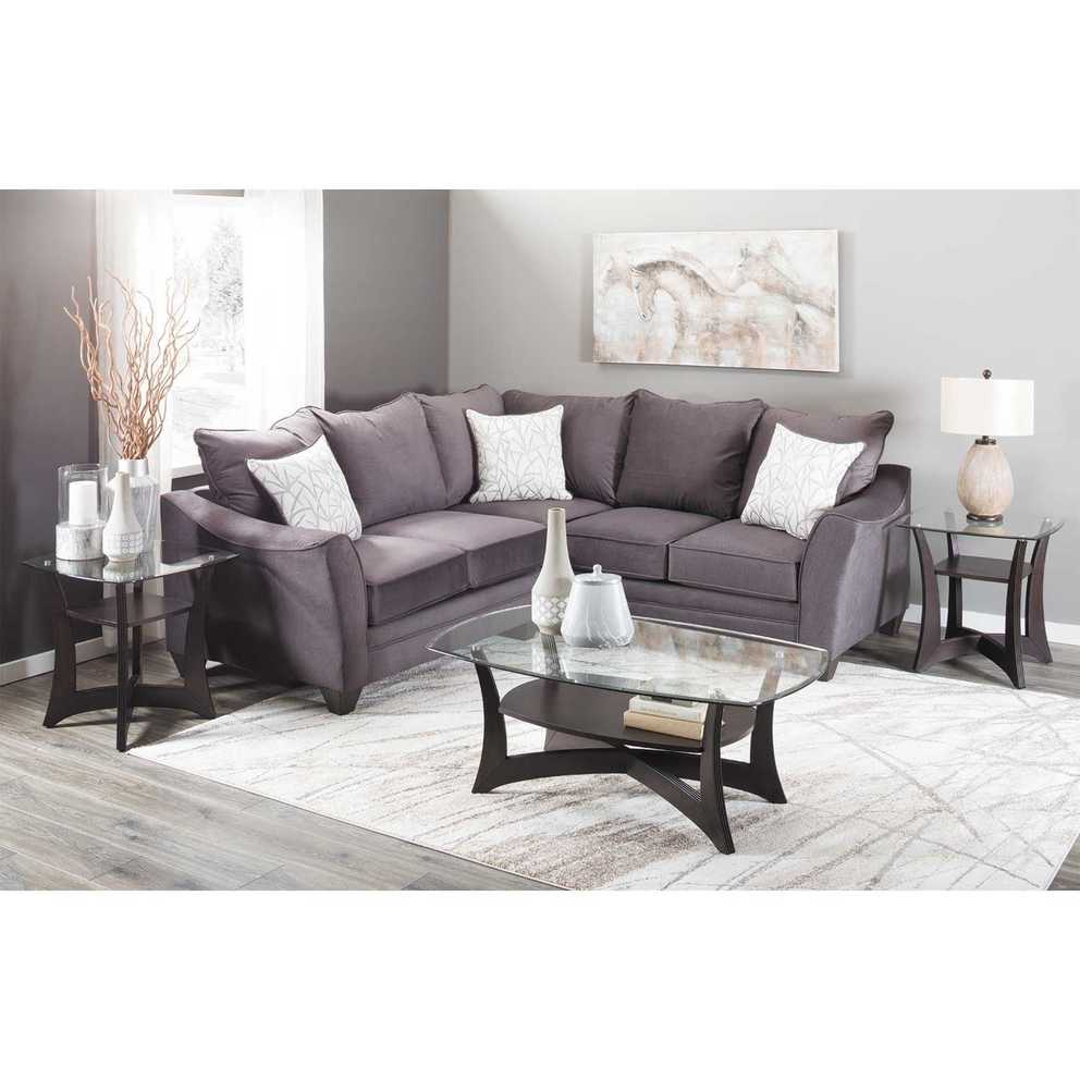 Displaying Photos of Cosmos Grey 2 Piece Sectionals With Raf Chaise
