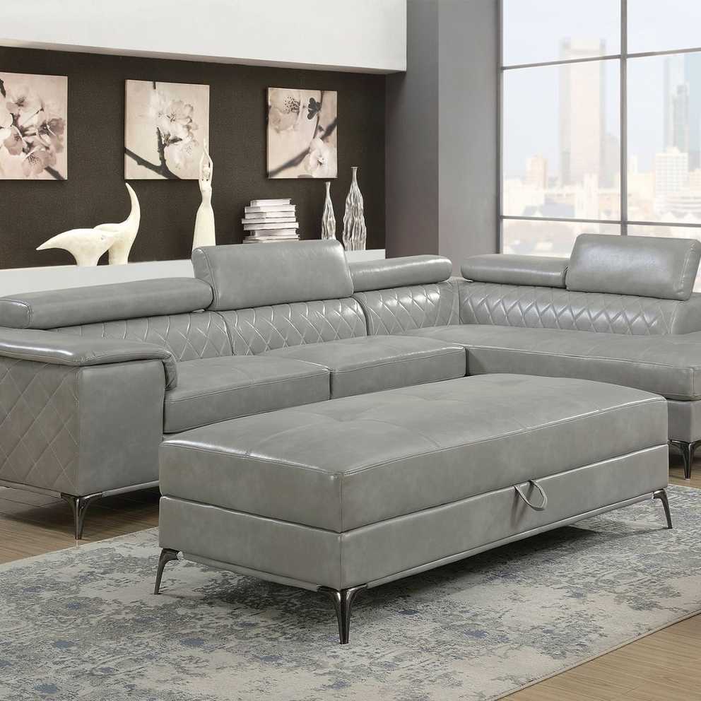 Photos of Cosmos Grey 2 Piece Sectionals With Raf Chaise (Showing 10 of