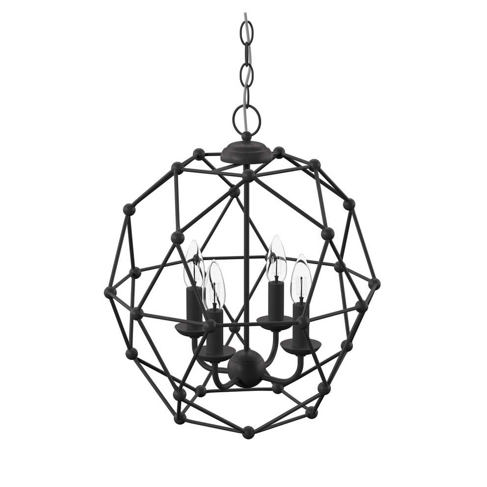 Featured Photo of Cavanagh 4 Light Geometric Chandeliers