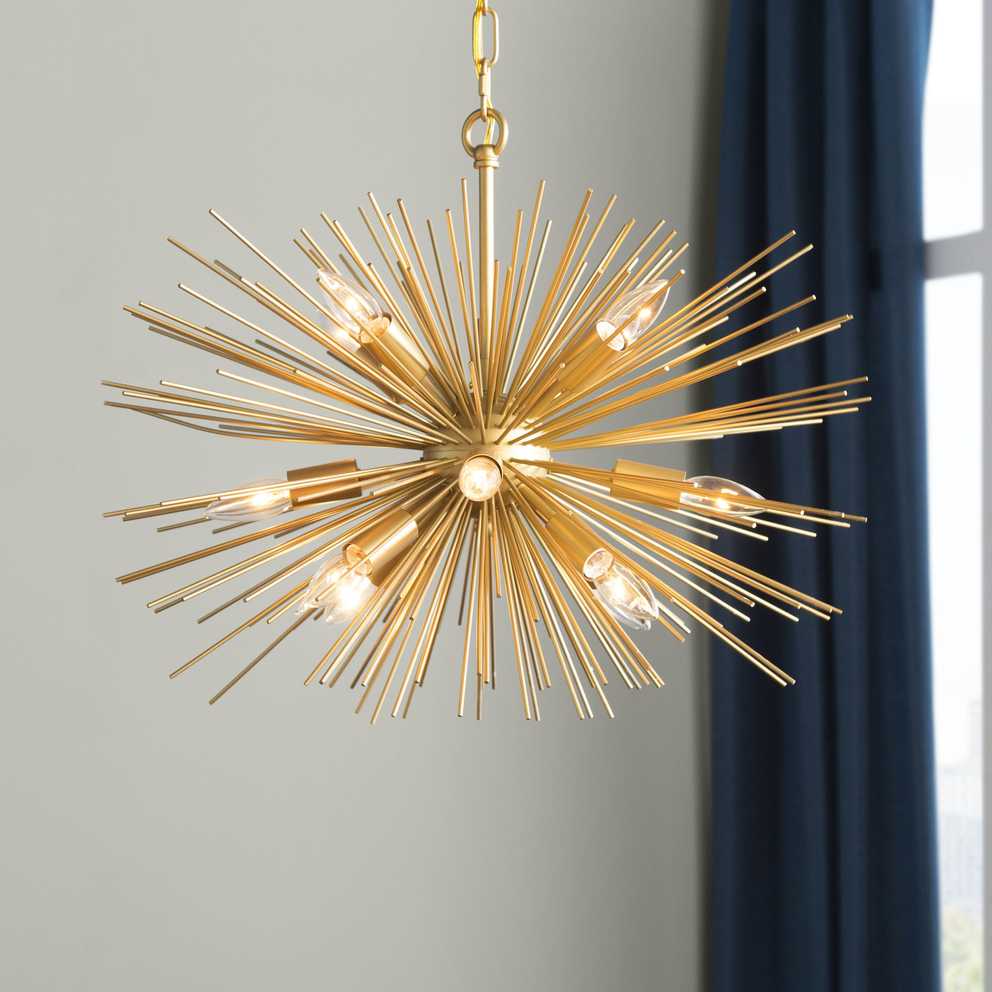 Featured Photo of Nelly 12 Light Sputnik Chandeliers