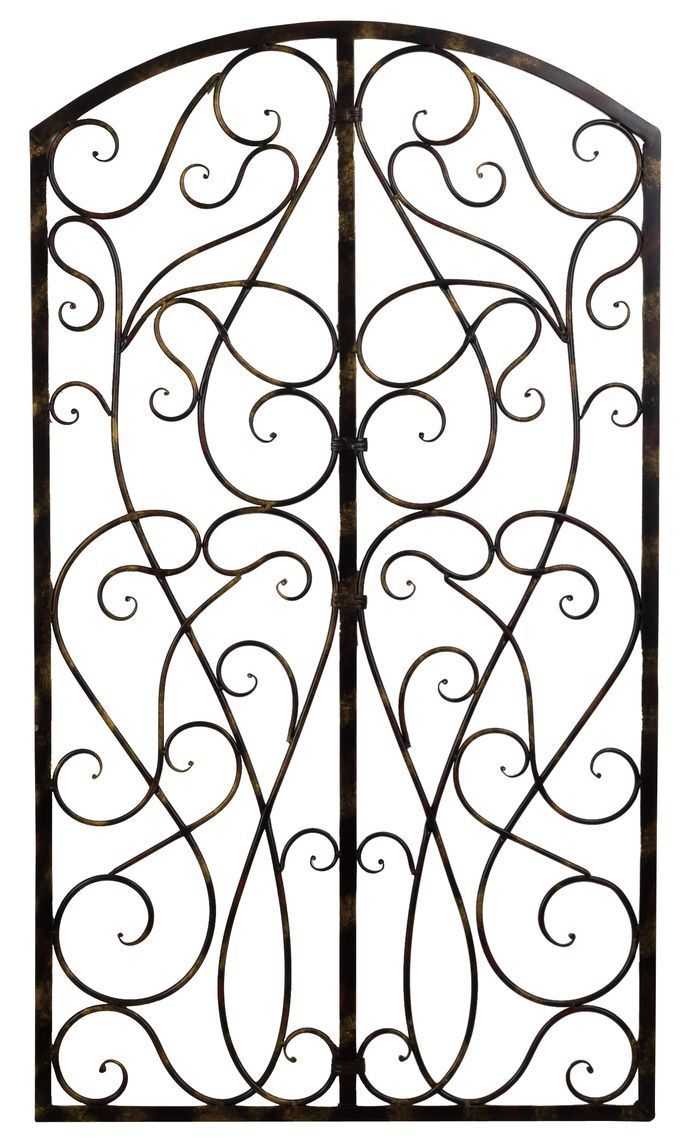 Wrought Iron Scroll Panel Wall Décor | Home Ideas | Wall With Scroll Panel Wall Decor (Gallery 6 of 30)