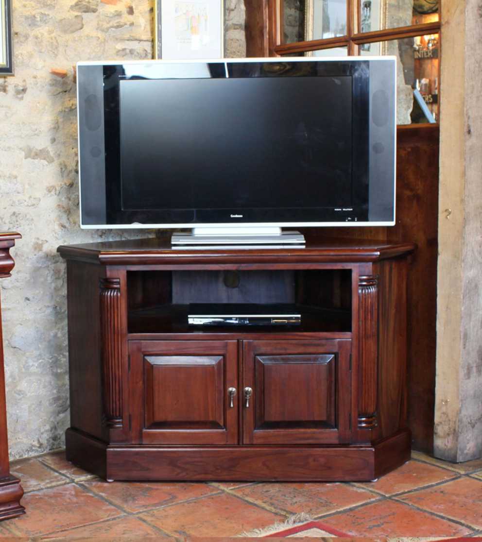 Mahogany Corner Television Cabinet Was £765.00 Now £669.00 Inside Mahogany Tv Cabinets (Gallery 1 of 15)