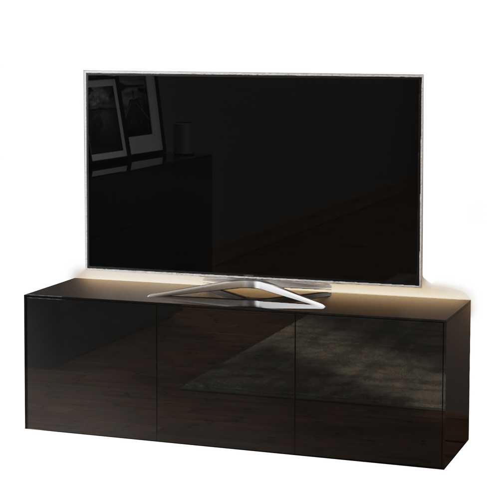 15 Collection of Black Gloss Tv Units