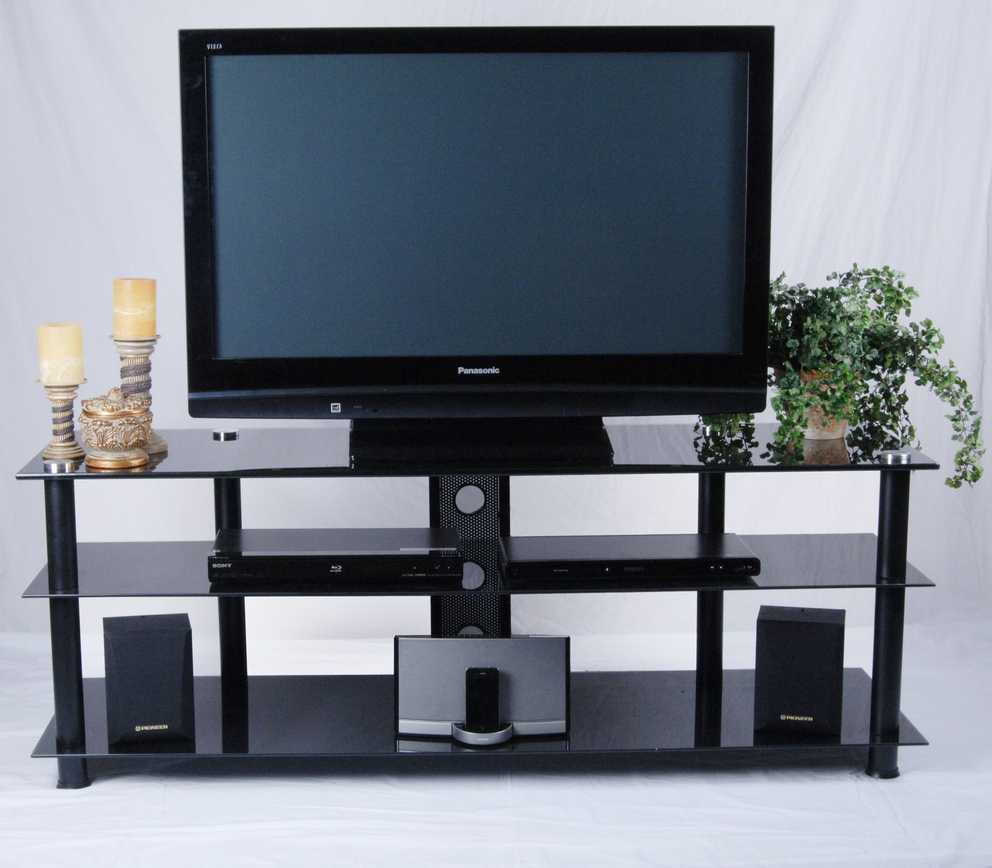 Featured Photo of Tier Entertainment Tv Stands In Black