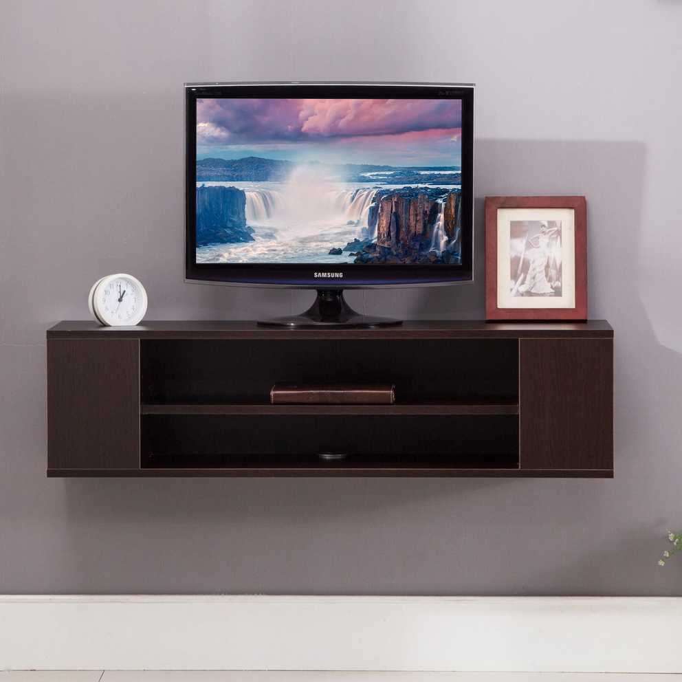 Tv Stand Mecor Floating Shelves Wall Mount Media Console Inside Off Wall Tv Stands (Gallery 6 of 15)
