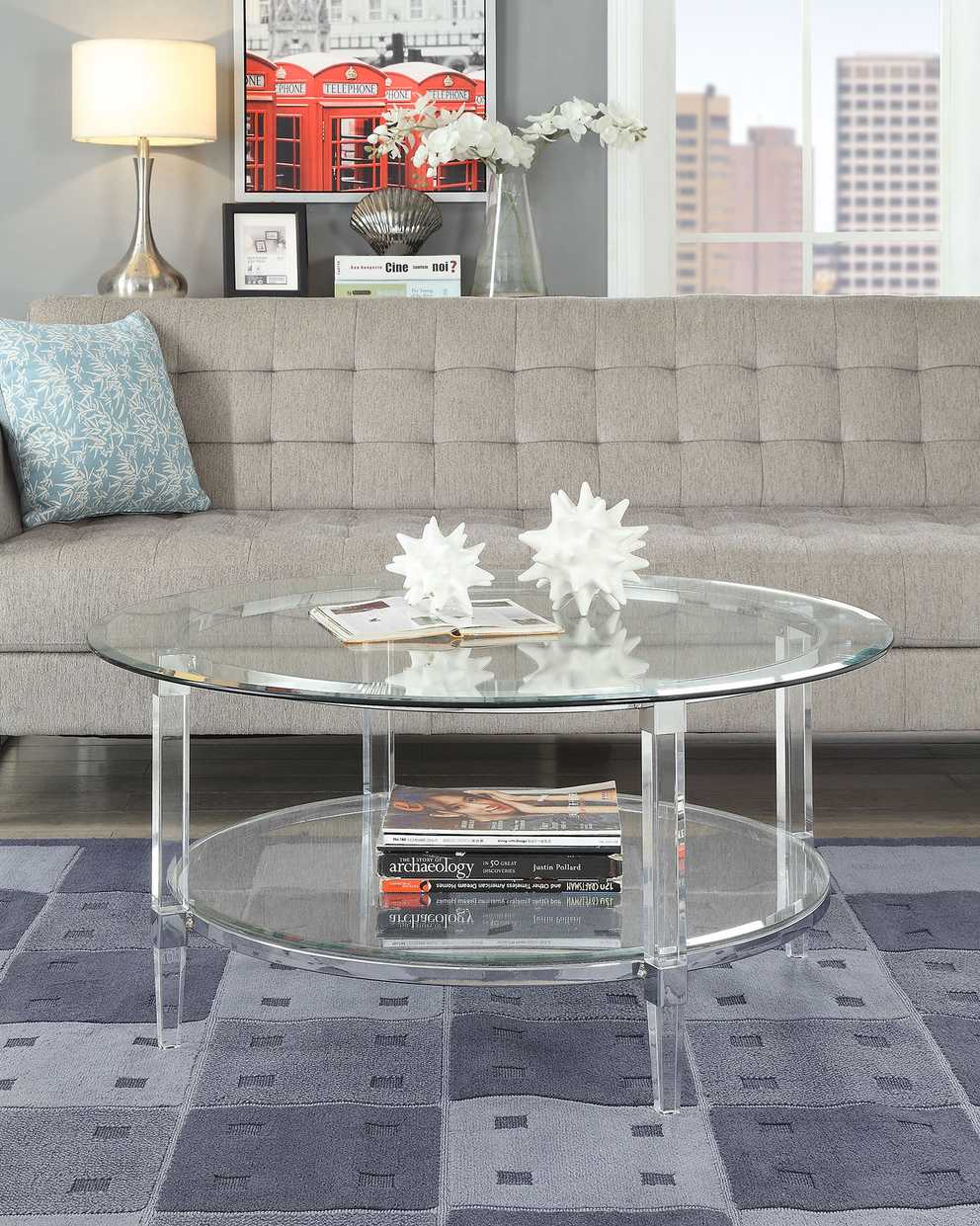 Photos of Clear Acrylic Coffee Tables (Showing 4 of 15 Photos)