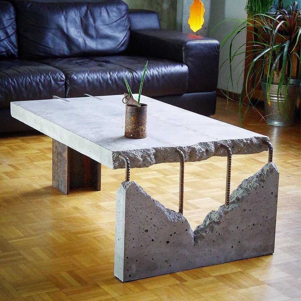 Photos of Modern Concrete Coffee Tables (Showing 3 of 15 Photos)
