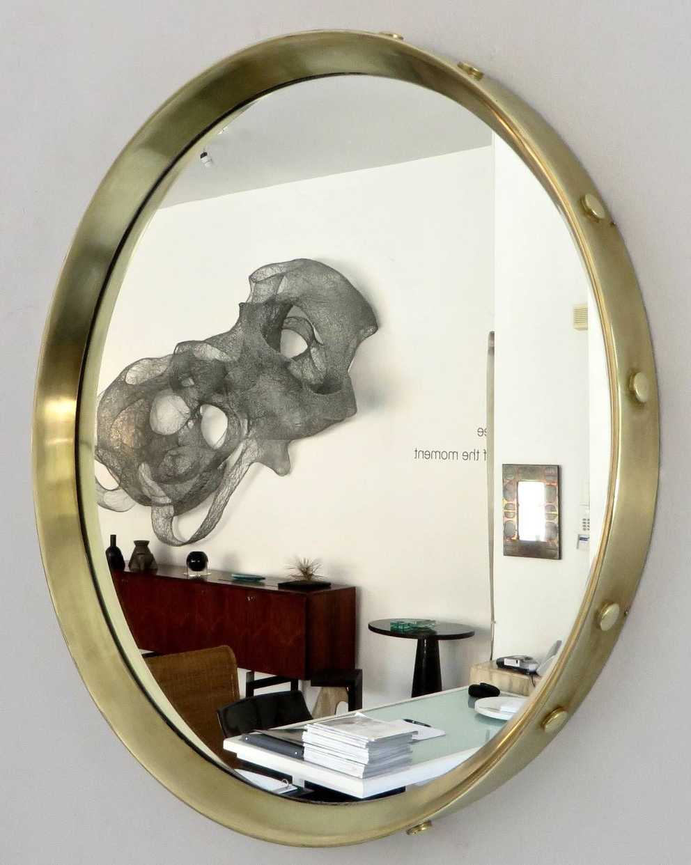 Featured Photo of Uneven Round Framed Wall Mirrors