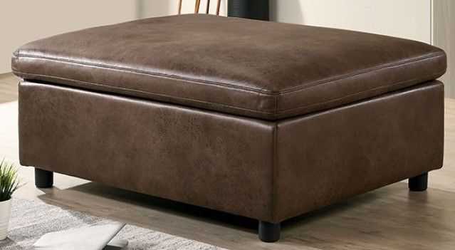 Furniture Of America® Tamera Brown Ottoman | Furniture Depot | El Centro,  Ca And Palm Springs, Ca With Regard To 19 Inch Ottomans (Gallery 15 of 15)