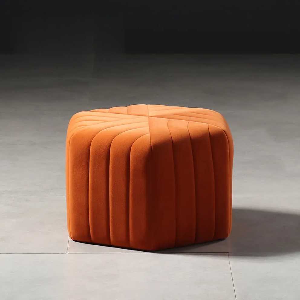 15 Best Collection of Orange Ottomans