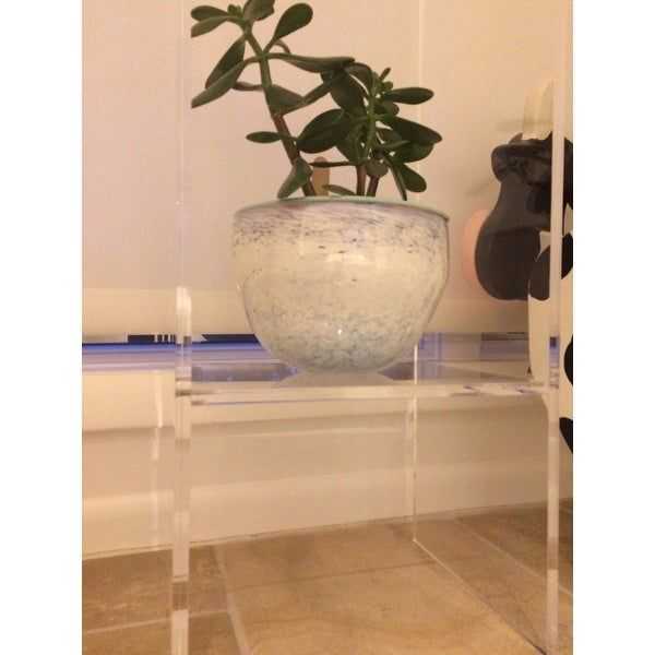 Explore Gallery Of Crystal Clear Plant Stands Showing 2 Of 15 Photos   Top Product Reviews For Handmade Butler Crystal Clear Acrylic Plant Stand Philippines 12079193 Overstock Intended For Crystal Clear Plant Stands 