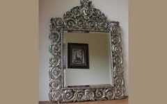 15 Collection of French Brass Wall Mirrors