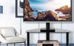 Glass Corner Tv Stands for Flat Screen Tvs