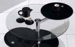 Rotating Glass Coffee Table
