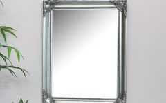 Silver Beaded Arch Top Wall Mirrors