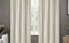 Belgian Sheer Window Curtain Panel Pairs with Rod Pocket