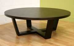 Big Round Coffee Table Wood