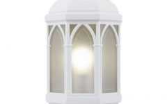 White Outdoor Wall Lights
