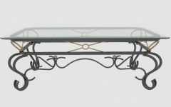 2023 Latest Coffee Tables Metal and Glass Modern