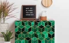 Emerald Cubes Credenzas