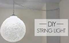 Diy Yarn Pendant Lights