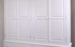 4 Door White Wardrobes