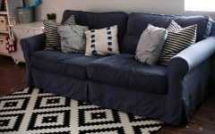 Blue Slipcover Sofas