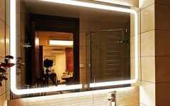 15 Collection of Frameless Rectangle Vanity Wall Mirrors