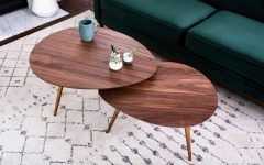 2-piece Modern Nesting Coffee Tables
