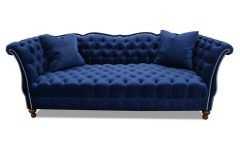 Blue Tufted Sofas