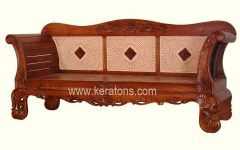 Carved Wood Sofas