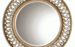 Two-tone Bronze Octagonal Wall Mirrors