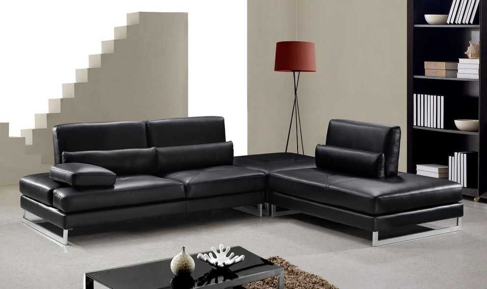 Featured Photo of Contemporary Black Leather Sofas
