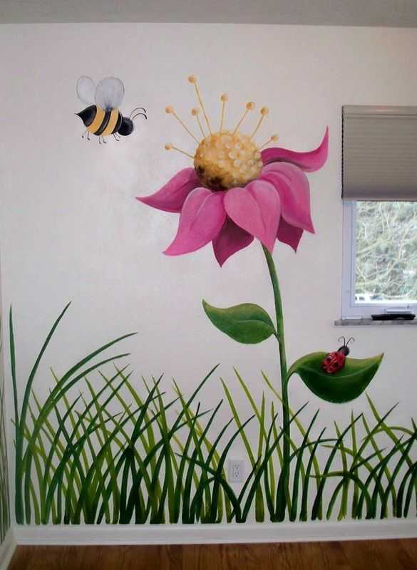 Nurseries In 2022 | Mural Wall Art, Garden Mural, Wall Murals Painted For Flower Garden Wall Art (Photo 3 of 15)