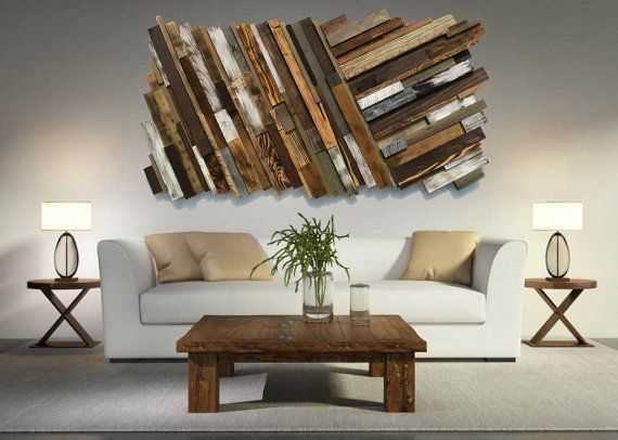 Featured Photo of Abstract Wood Wall Art