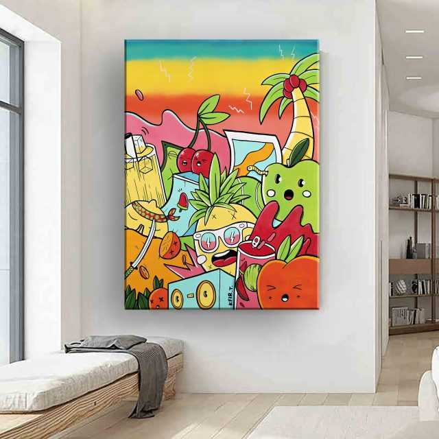Graffiti Style Wall Art