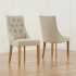 Oak Fabric Dining Chairs