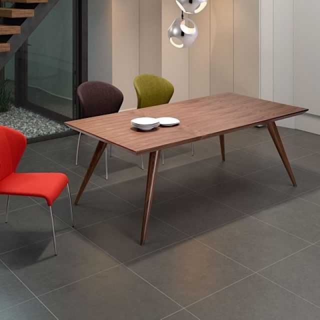 Walnut and White Dining Tables