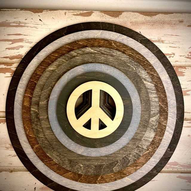 Peace Wood Wall Art