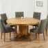 Oak Round Dining Tables and Chairs